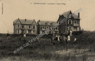 Carte postale ancienne Quend Plage — Quend (Somme)