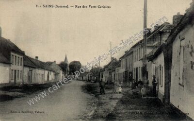 Carte postale ancienne Sains-en-Amiénois