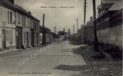 Carte postale ancienne Sains — Sains-en-Amiénois (Somme)