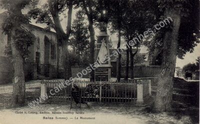 Carte postale ancienne Sains — Sains-en-Amiénois (Somme)