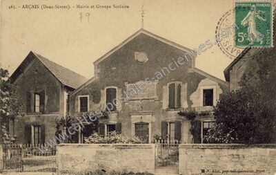 Carte postale ancienne Arcay — Arçais (Deux-Sèvres)