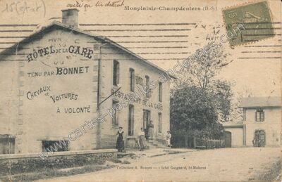Carte postale ancienne Monplaisir Champdeniers — Champdeniers (Deux-Sèvres)
