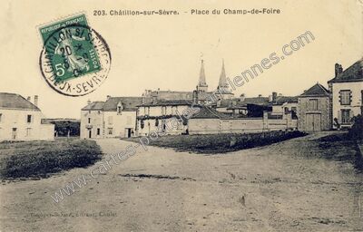 Carte postale ancienne Chatillon sur Sevre — Mauléon (Deux-Sèvres)