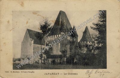Carte postale ancienne Javarzay — Chef-Boutonne (Deux-Sèvres)