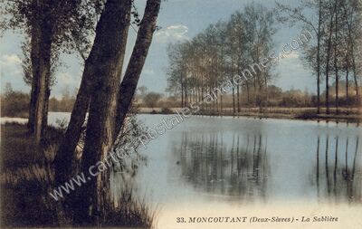 Carte postale ancienne La Sablière — Moncoutant (Deux-Sèvres)