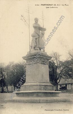 Carte postale ancienne Le Pain — Parthenay (Deux-Sèvres)