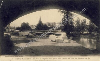 Carte postale ancienne St Maixent — Saint-Maixent-l'École (Deux-Sèvres)