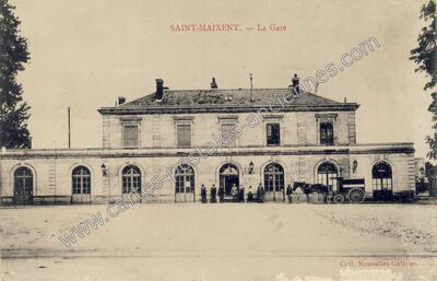 Carte postale ancienne St Maixent — Saint-Maixent-l'École (Deux-Sèvres)