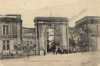 Carte postale ancienne St Maixent — Saint-Maixent-l'École (Deux-Sèvres)
