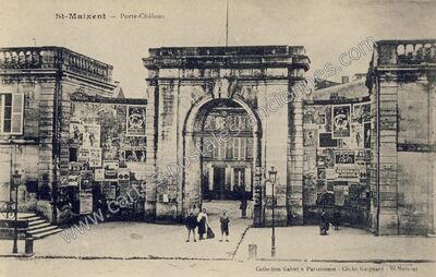 Carte postale ancienne St Maixent — Saint-Maixent-l'École (Deux-Sèvres)