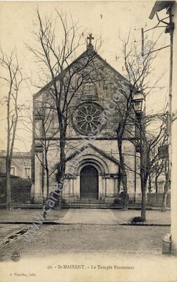 Carte postale ancienne St Maixent — Saint-Maixent-l'École (Deux-Sèvres)