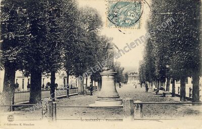 Carte postale ancienne St Maixent — Saint-Maixent-l'École (Deux-Sèvres)