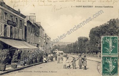 Carte postale ancienne St Maixent — Saint-Maixent-l'École (Deux-Sèvres)