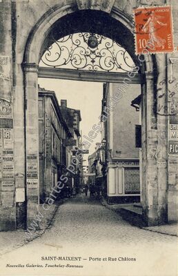 Carte postale ancienne St Maixent — Saint-Maixent-l'École (Deux-Sèvres)
