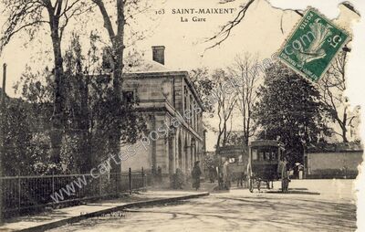 Carte postale ancienne St Maixent — Saint-Maixent-l'École (Deux-Sèvres)