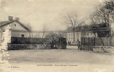 Carte postale ancienne St Maixent — Saint-Maixent-l'École (Deux-Sèvres)