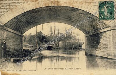Carte postale ancienne St Maixent — Saint-Maixent-l'École (Deux-Sèvres)