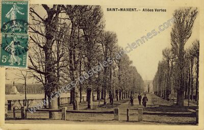 Carte postale ancienne St Maixent — Saint-Maixent-l'École (Deux-Sèvres)