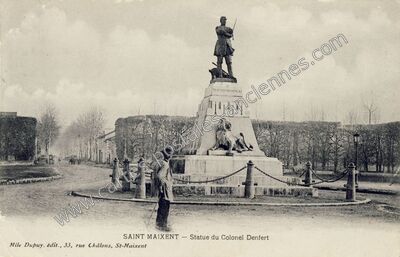 Carte postale ancienne St Maixent — Saint-Maixent-l'École (Deux-Sèvres)