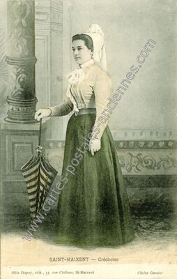 Carte postale ancienne St Maixent — Saint-Maixent-l'École (Deux-Sèvres)