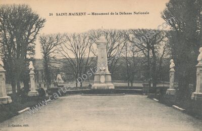 Carte postale ancienne St Maixent — Saint-Maixent-l'École (Deux-Sèvres)