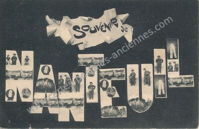 Carte postale ancienne Souvenir — Nanteuil (Deux-Sèvres)