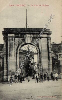 Carte postale ancienne St Maixent — Saint-Maixent-l'École (Deux-Sèvres)