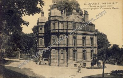 Carte postale ancienne Port Marly — Bougival (Yvelines)