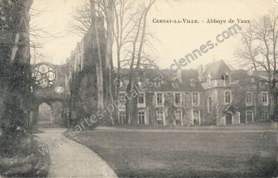 Carte postale ancienne Abbaye de Vaux — Cernay-la-Ville (Yvelines)
