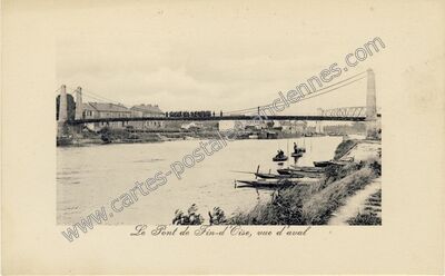 Carte postale ancienne Fin d'Oise — Conflans-Sainte-Honorine (Yvelines)