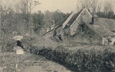 Carte postale ancienne Ferme des Roches — Dampierre-en-Yvelines (Yvelines)