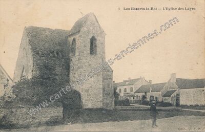 Carte postale ancienne L'Eglise des Layes — Les Essarts-le-Roi (Yvelines)