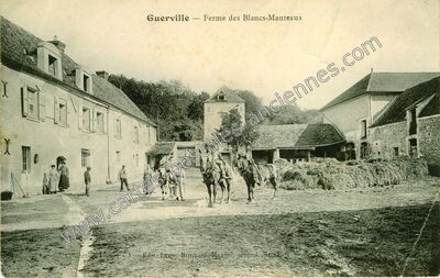 Carte postale ancienne Ferme des Blancs-Manteaux — Guerville (Yvelines)