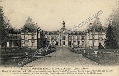 Carte postale ancienne Pontchartrain ch — Jouars-Pontchartrain (Yvelines)