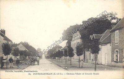 Carte postale ancienne Pontchartrain — Jouars-Pontchartrain (Yvelines)