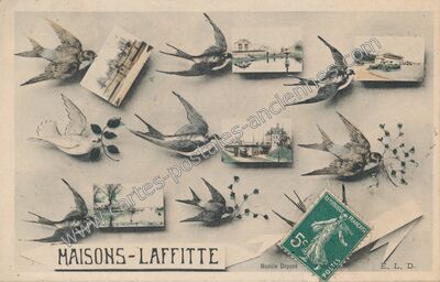 Carte postale ancienne Maisons Laffitte — Maisons-Laffitte (Yvelines)