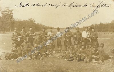 Carte postale ancienne Butte de tir et camp — Maisons-Laffitte (Yvelines)