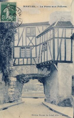 Carte postale ancienne Mantes — Mantes-la-Jolie (Yvelines)