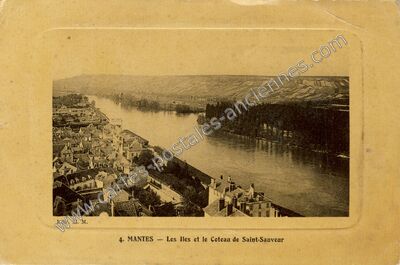 Carte postale ancienne Mantes — Mantes-la-Ville (Yvelines)