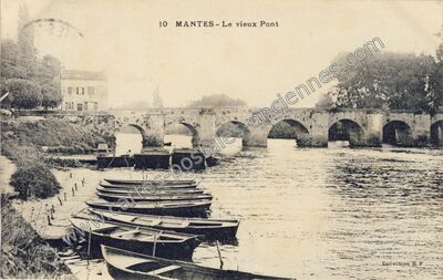 Carte postale ancienne Mantes — Mantes-la-Ville (Yvelines)