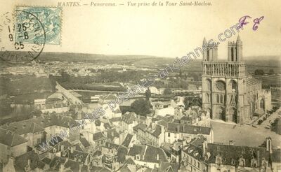 Carte postale ancienne Mantes — Mantes-la-Ville (Yvelines)