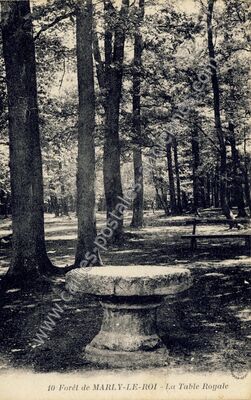 Carte postale ancienne Forêt de Marly-le-Roi - La Table Royale — Marly-le-Roi (Yvelines)