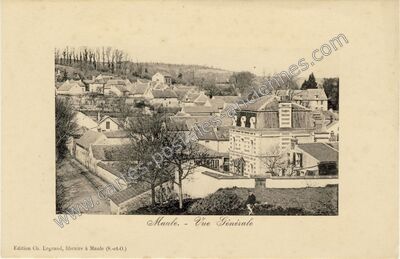 Carte postale ancienne Vue Générale — Maule (Yvelines)