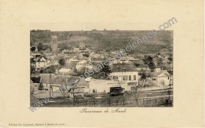 Carte postale ancienne Panorama — Maule (Yvelines)