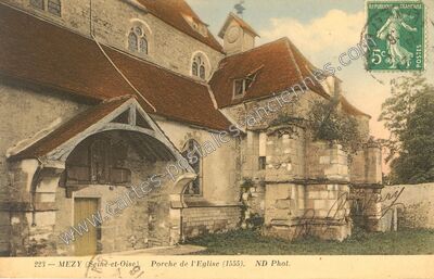 Carte postale ancienne Mezy — Mézy-sur-Seine (Yvelines)