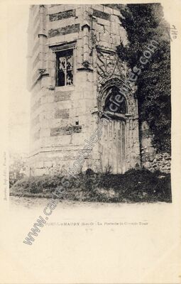 Carte postale ancienne La Porte de la Grande Tour — Montfort-l'Amaury (Yvelines)