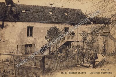 Carte postale ancienne Oinville — Oinville-sur-Montcient (Yvelines)