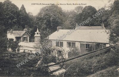 Carte postale ancienne Oinville — Oinville-sur-Montcient (Yvelines)