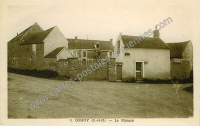 Carte postale ancienne Le Prieuré — Osmoy (Yvelines)