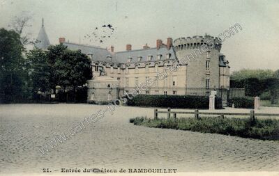 Carte postale ancienne Chateau de Rambouillet — Rambouillet (Yvelines)